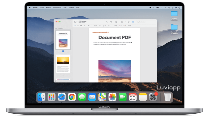 Comment modifier un PDF avec les touches d’un clavier Mac ?