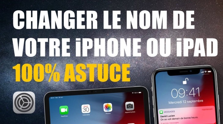 Comment changer le nom d’un appareil iPhone ?