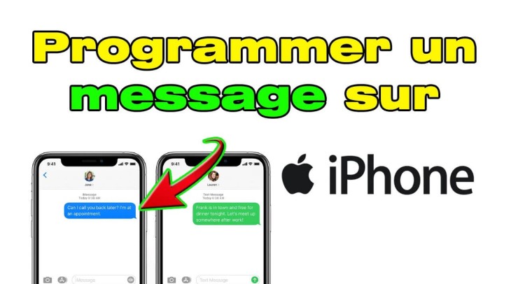 Comment programmer un message sur iPhone ?