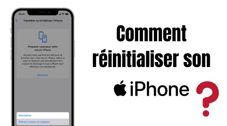 Comment réinitialiser un iphone ?