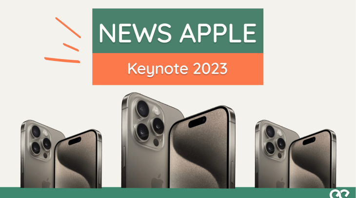 Keynote Apple 2023 : Découverte de l'iPhone 15, Apple Watch Series 9 et l'arrivée de l'USB-C