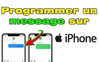 Comment programmer un message sur iPhone ?