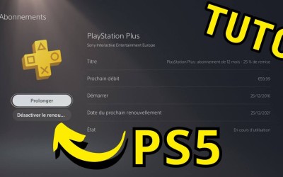 Comment désactiver le renouvellement automatique PlayStation Plus ?