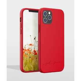 Coque iPhone 12 Pro Max Biodégradable Rouge Just Green