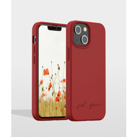 Coque iPhone 13 mini Biodégradable Rouge Just Green