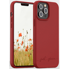 Coque iPhone 13 Pro Max Biodégradable Rouge Just Green