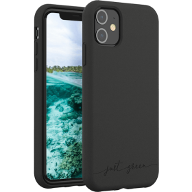 Coque iPhone 11 Biodégradable Noire Just Green