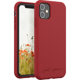 Coque iPhone 11 Biodégradable Rouge Just Green