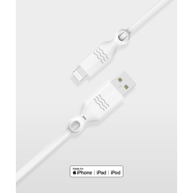 Câble Recyclable USB A/Lightning 1,2 m Blanc Just Green