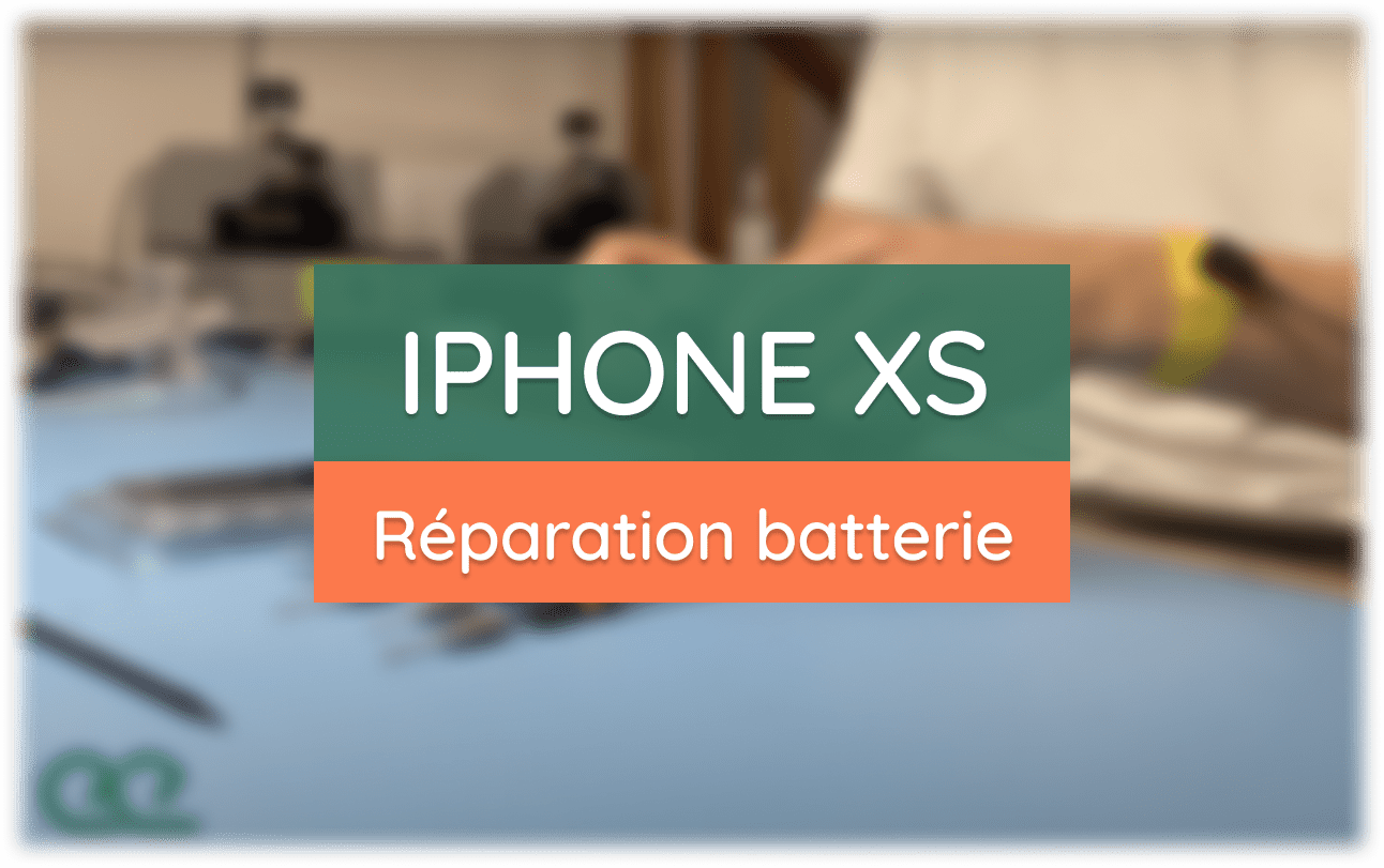 Comment réparer la batterie de l'iPhone XS ?