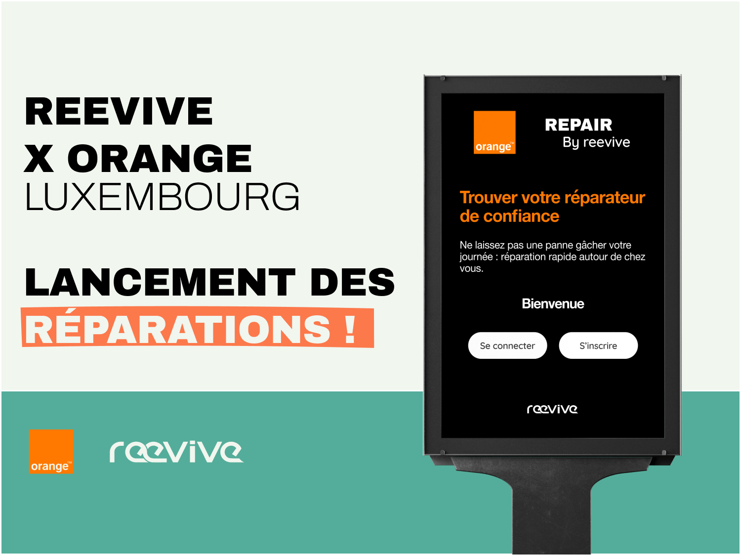 Reevive x Orange Luxembourg : Une nouvelle ère pour la réparation électronique !