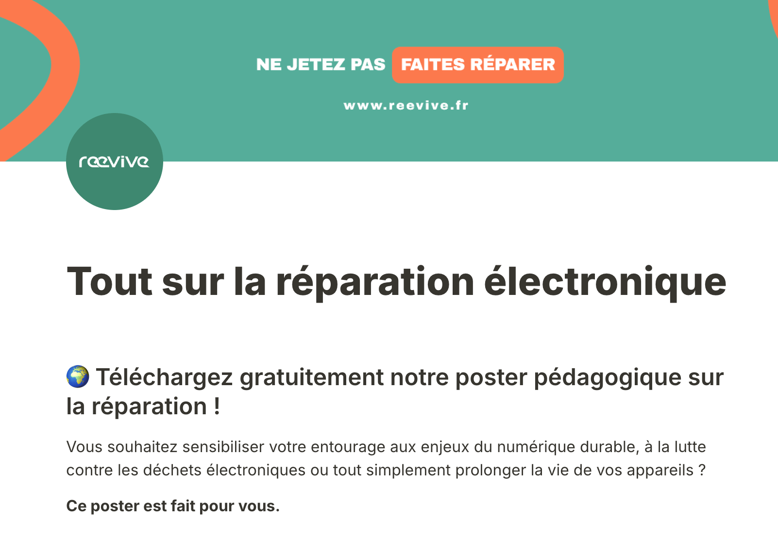 Tout sur la réparation électronique